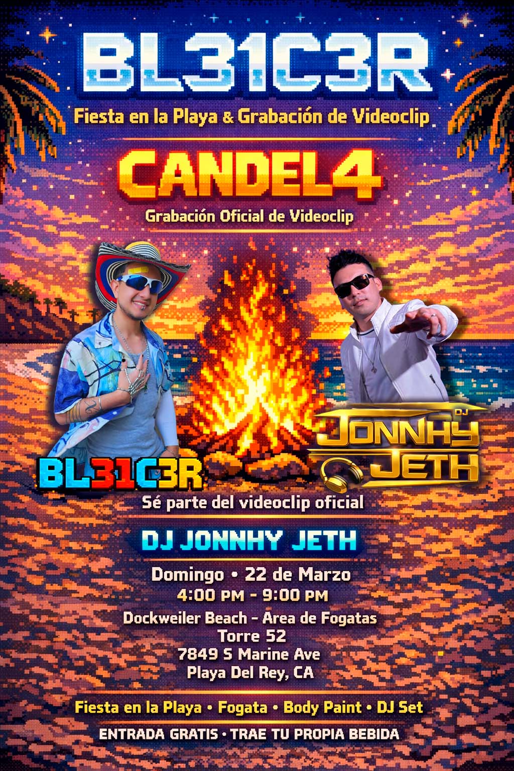 🔥 CANDEL4: música, fuego y una experiencia en la playa
